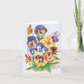 Mes Pensées pour toi, / My “thoughts” for you Card