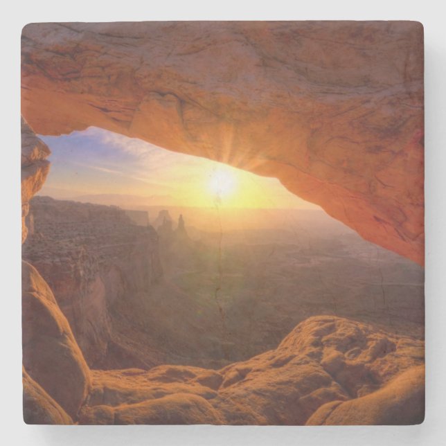 Mesa Arch, Canyonlands National Park Stone Coaster (Front)