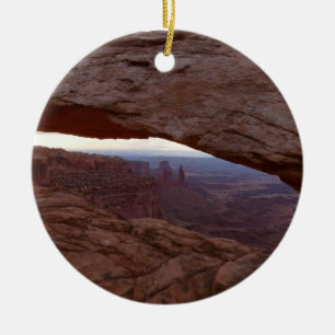 Mesa Arch I from Canyonlands National Park Ceramic Tree Decoration