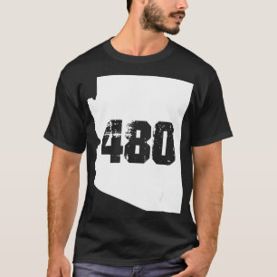 Mesa Arizona 480 Area Code  T-Shirt
