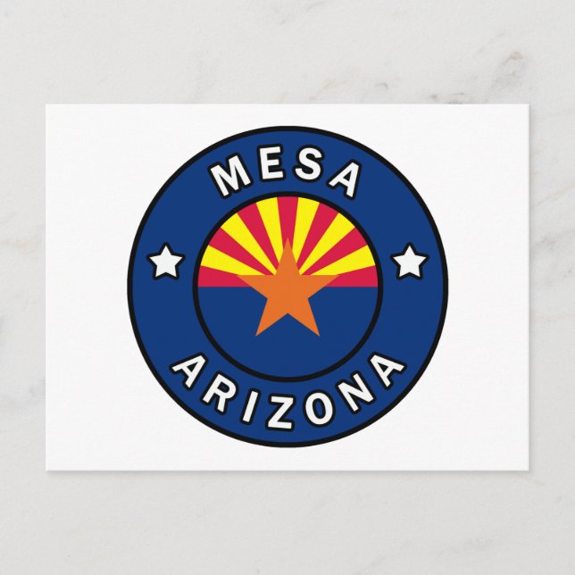 Mesa Arizona Postcard (Front)