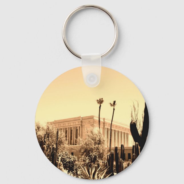 Mesa Arizona Temple Key Ring (Front)