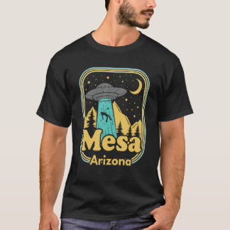 Mesa Arizona Ufo Alien Hunter Ironic 80s State Pri T-Shirt