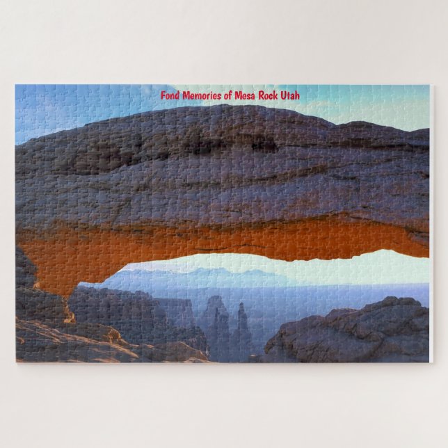 Mesa Rock Utah. Jigsaw Puzzle (Horizontal)