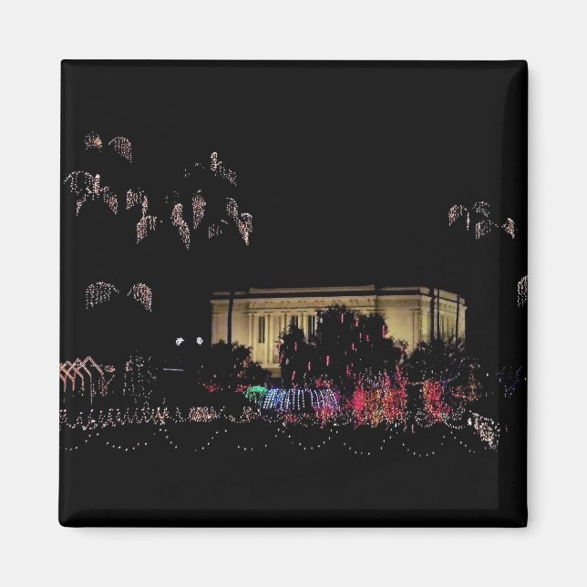 mesa temple holiday lights magnet (Front)