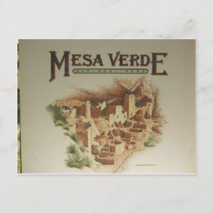 Mesa Verde Anasazi  Dwellings Postcard
