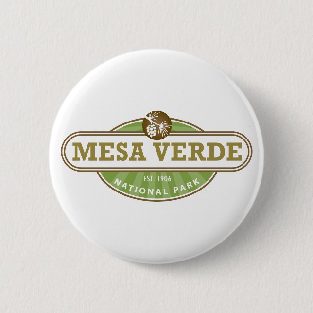 Mesa Verde National Park 6 Cm Round Badge (Front)