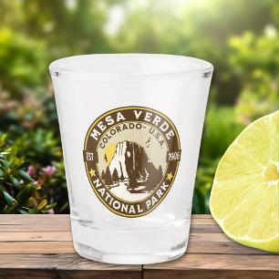 Mesa Verde National Park Arid Vista Shot Glass