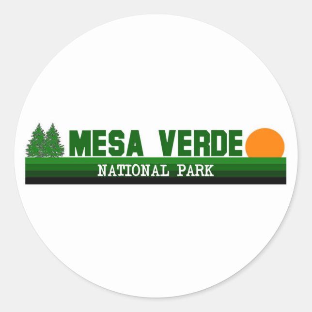 Mesa Verde National Park Classic Round Sticker (Front)