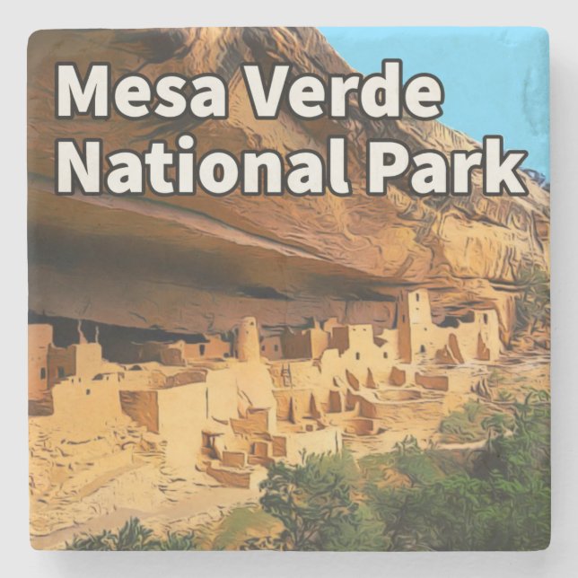 Mesa Verde National Park Coaster (Front)