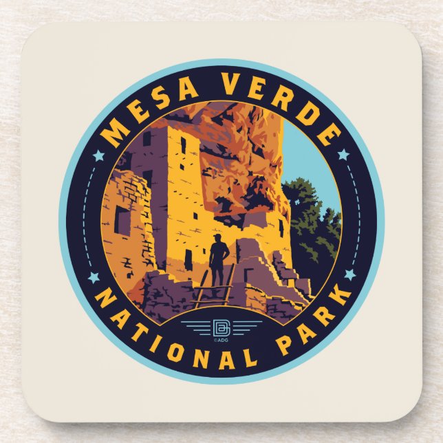 Mesa Verde National Park Coaster (Front)