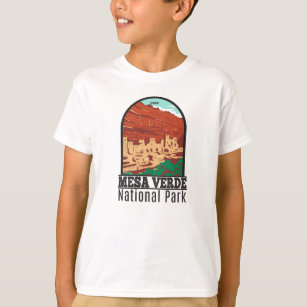 Mesa Verde National Park Colorado Colourful Vintag T-Shirt