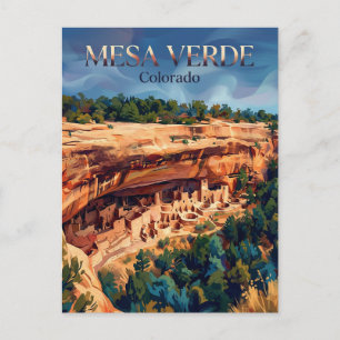 Mesa Verde National Park Colorado Postcard