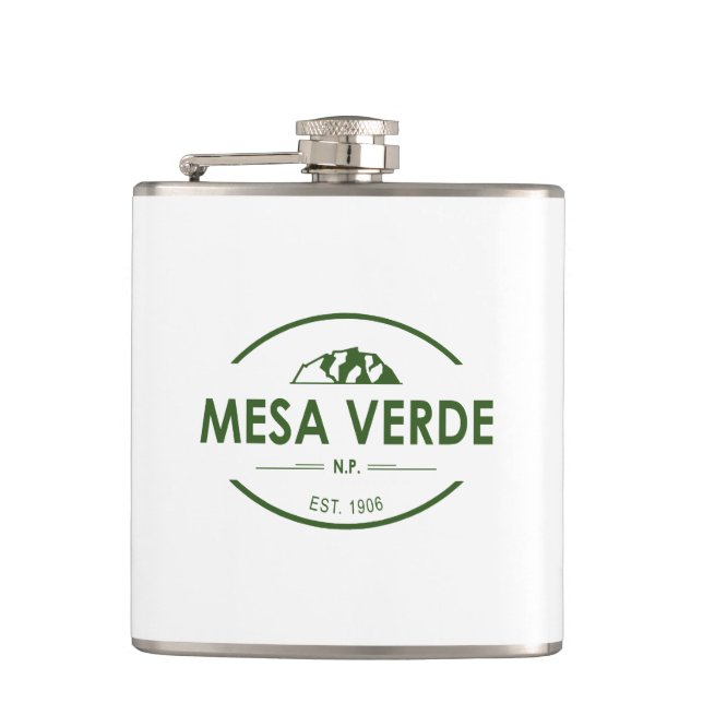 Mesa Verde National Park Hip Flask (Front)
