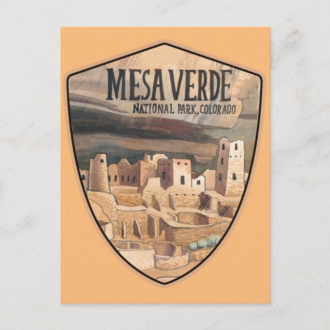 Mesa Verde National Park Postcard (Front)