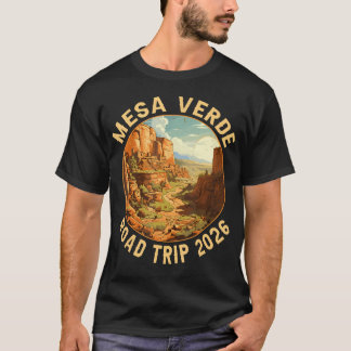 Mesa Verde National Park Road Trip 2026 Mountain T-Shirt