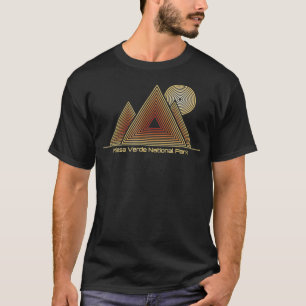 Mesa Verde National Park Shirt Vintage Retro Colou