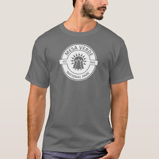 Mesa Verde National Park Sun Trees T-Shirt (Front)