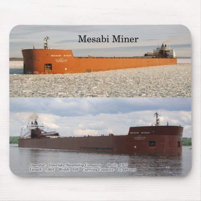 Mesabi Miner mousepad (Front)