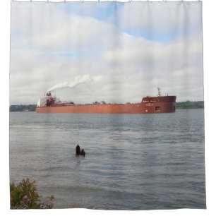 Mesabi Miner shower curtain