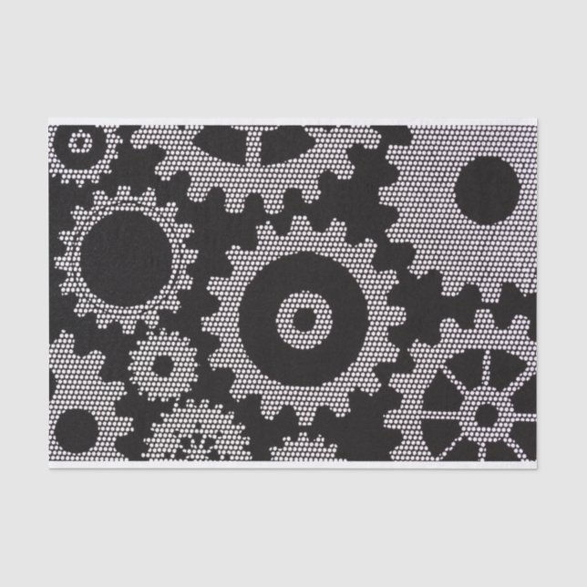 mesh gears tissue paper (Front)