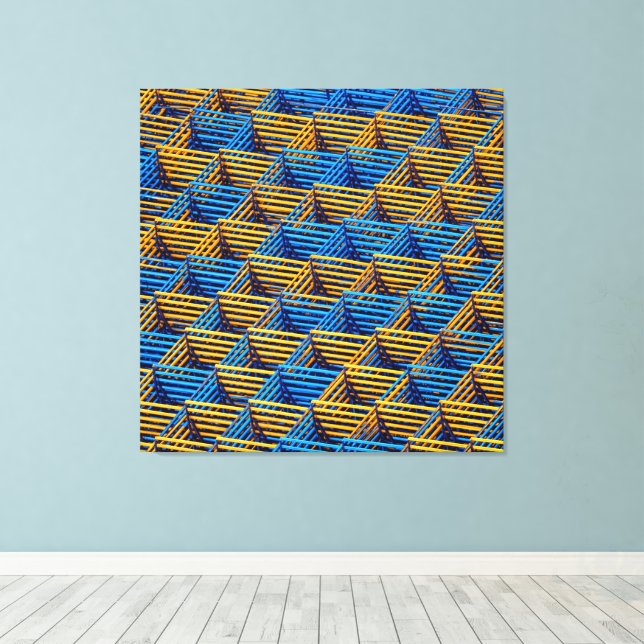 Mesh - Wrapped Canvas Art Print (Insitu(Wood Floor))