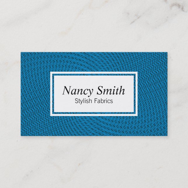Meshing | Blue Business Card (Front)