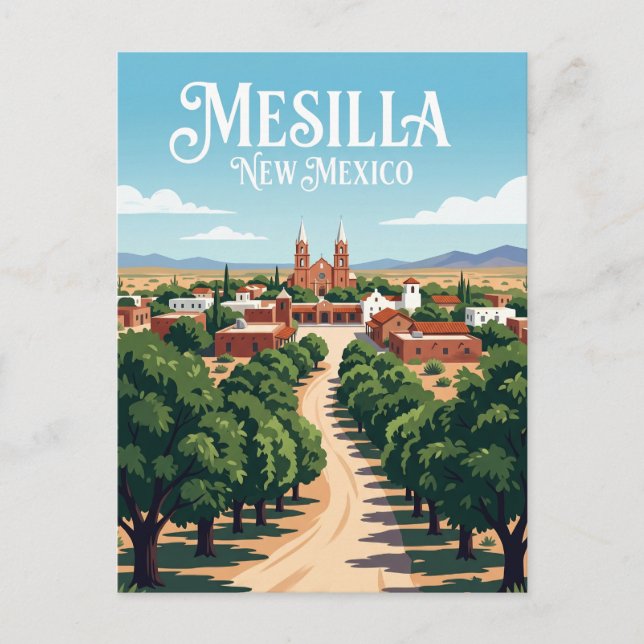 Mesilla USA Postcard (Front)