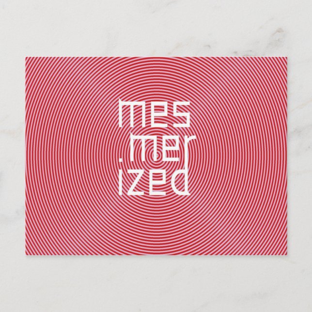 Mesmerised Postcard (Front)