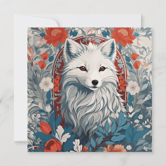 Mesmerising Artic Fox Wildlife  (Front)