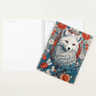 Mesmerising Artic Fox Wildlife Planner