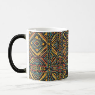 Mesmerising Cyan "Centuries-Old Geometric Elegance Magic Mug