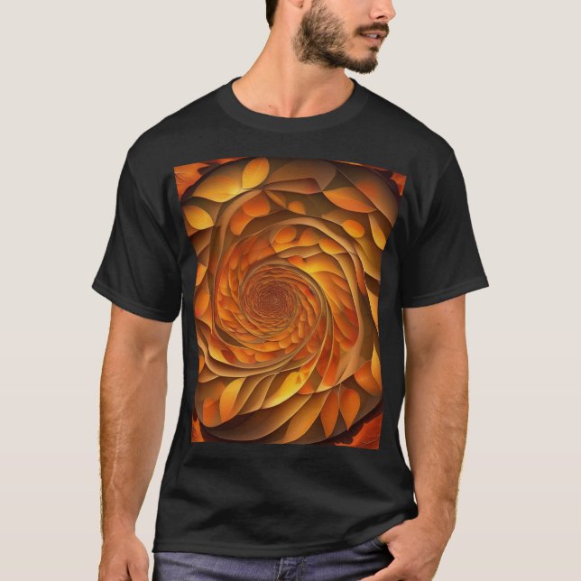 Mesmerising Fall Leaves T-Shirt (Front)