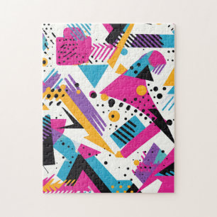 Mesmerising Geometric Shape Patterns: Abstract Art Jigsaw Puzzle
