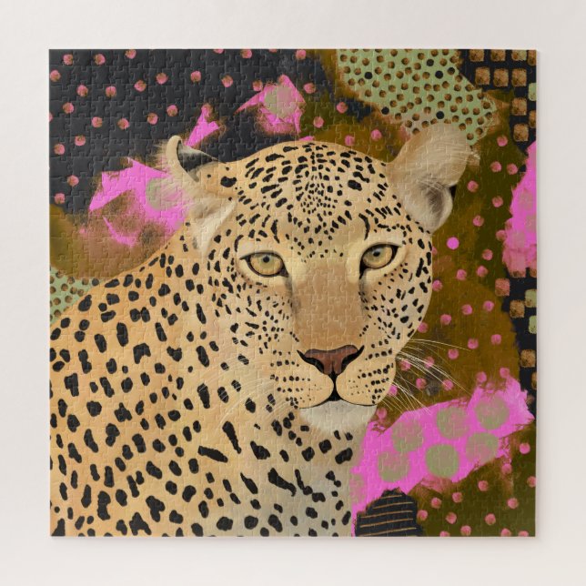 Mesmerising Leopard Jigsaw Puzzle (Vertical)