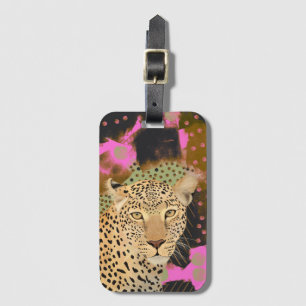 Mesmerising Leopard Luggage Tag