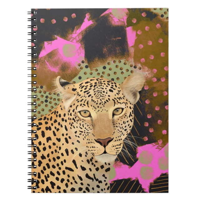 Mesmerising Leopard Notebook (Front)