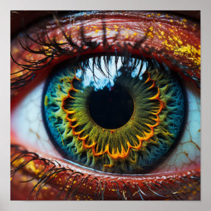 Mesmerising Macro Photo of Alien Eye Poster - Uniq