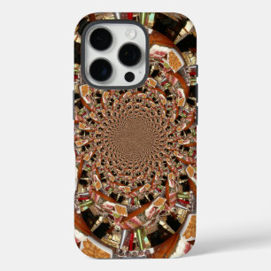 Mesmerising Mosaic of Sushi   Earthy Brown & Coppe iPhone 16 Pro Case