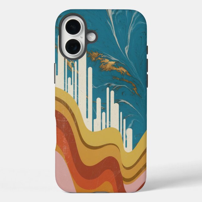 Mesmerising Organic Shapes Artwork  Case-Mate iPhone Case (Back)