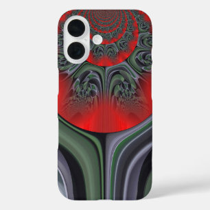 Mesmerising Red Aurora   Northern Lights Borealis  iPhone 16 Case