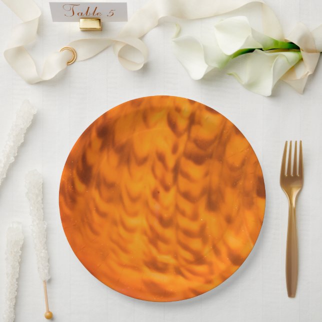 Mesmerising seashell paper plate (Wedding)
