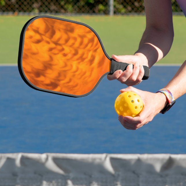 Mesmerising seashell pickleball paddle (Insitu)