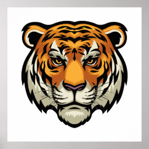 Mesmerising Tiger Look   Poster