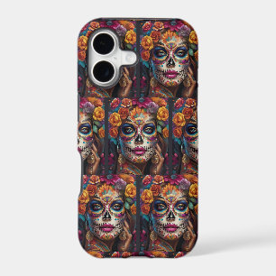 Mesmerising Woman in Sugar Skull Makeup: Celebrate