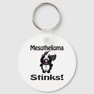 Mesothelioma Stinks Skunk Awareness Design Key Ring