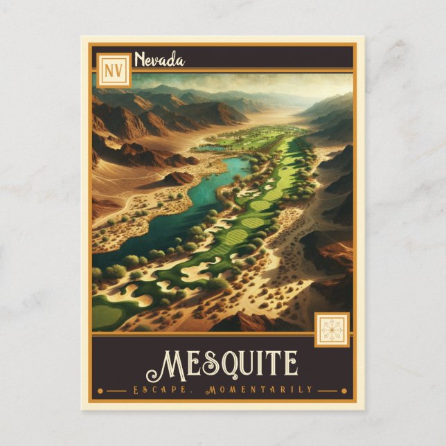 Mesquite, Nevada | Vintage Postcard (Front)