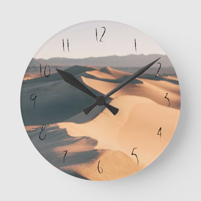 Mesquite Sand Dunes in Death Valley Round Clock (Front)