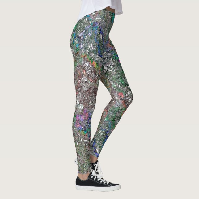 Mess of colour pieces that does not really exist leggings (Right)