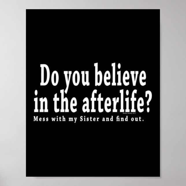 Mess With My Sister Poster (Front)
